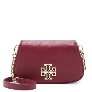 Tory Burch Mini Britten Red Agate Bag